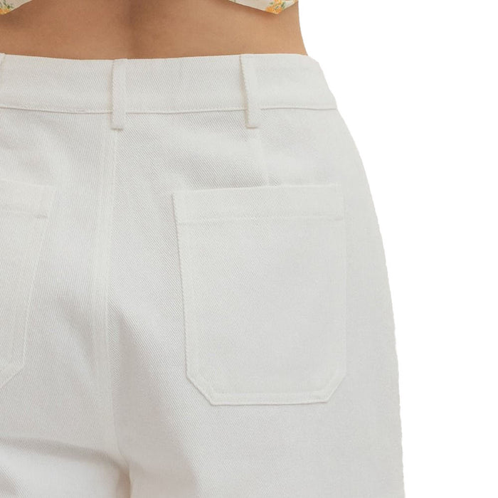 Entro Women's Off White Shorts