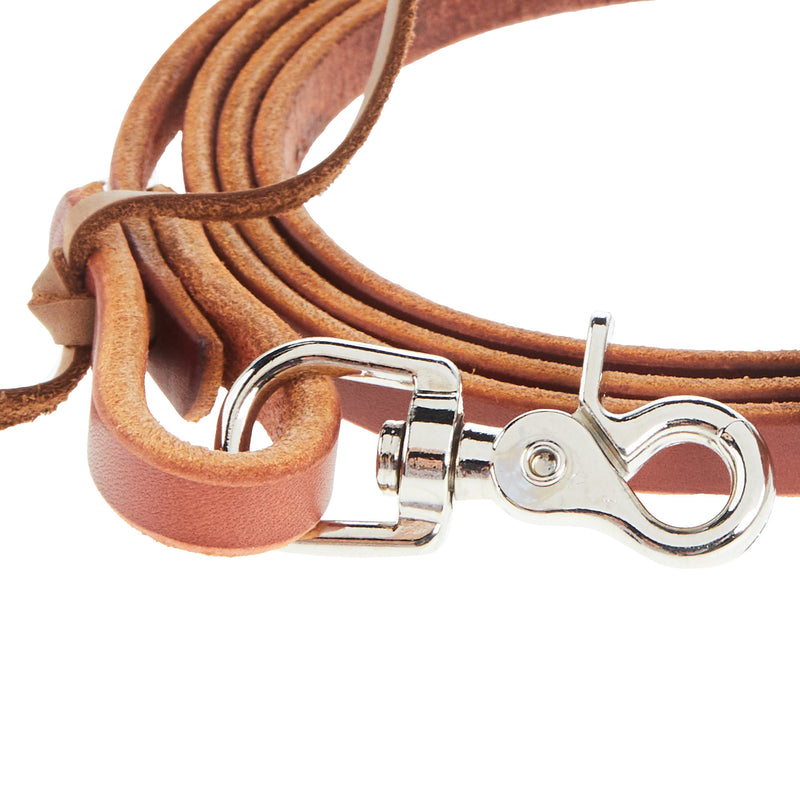 NRS TACK Latigo 1/2 Inch Pony Roping Reins