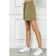 See And Be Seen Women's Olive Soft Shorts