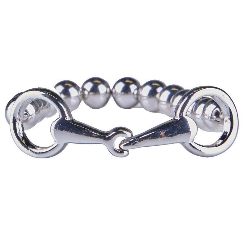 NRS Silver Snaffle Stretch Bracelet