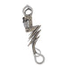 Palmer Bits  Spurs Low Hinge Port Lightning Shank Bit