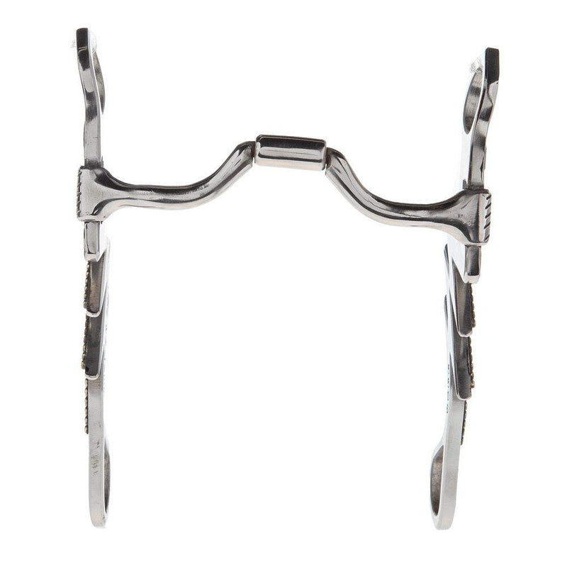 Palmer Bits  Spurs Low Hinge Port Lightning Shank Bit