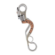 Palmer Bits  Spurs Copper Roller Medium Port Shank Bit
