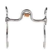 Palmer Bits  Spurs Copper Roller Medium Port Shank Bit