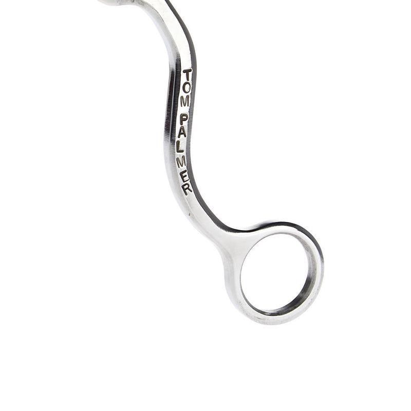 Palmer Bits  Spurs Solid Medium Port Long Shank Bit with Arrow Accents