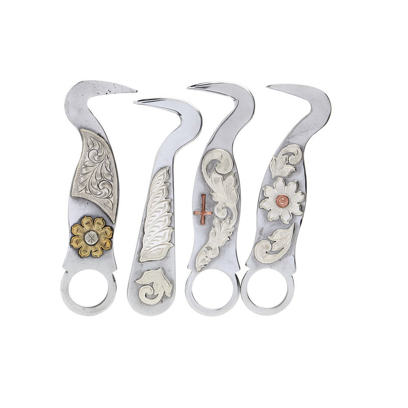Palmer Bits  Spurs 4 Pack Silver Assorted Hoof Picks