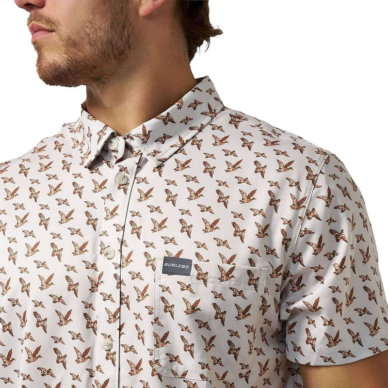 Burlebo Men's Mallards Flying Performance Shirt
