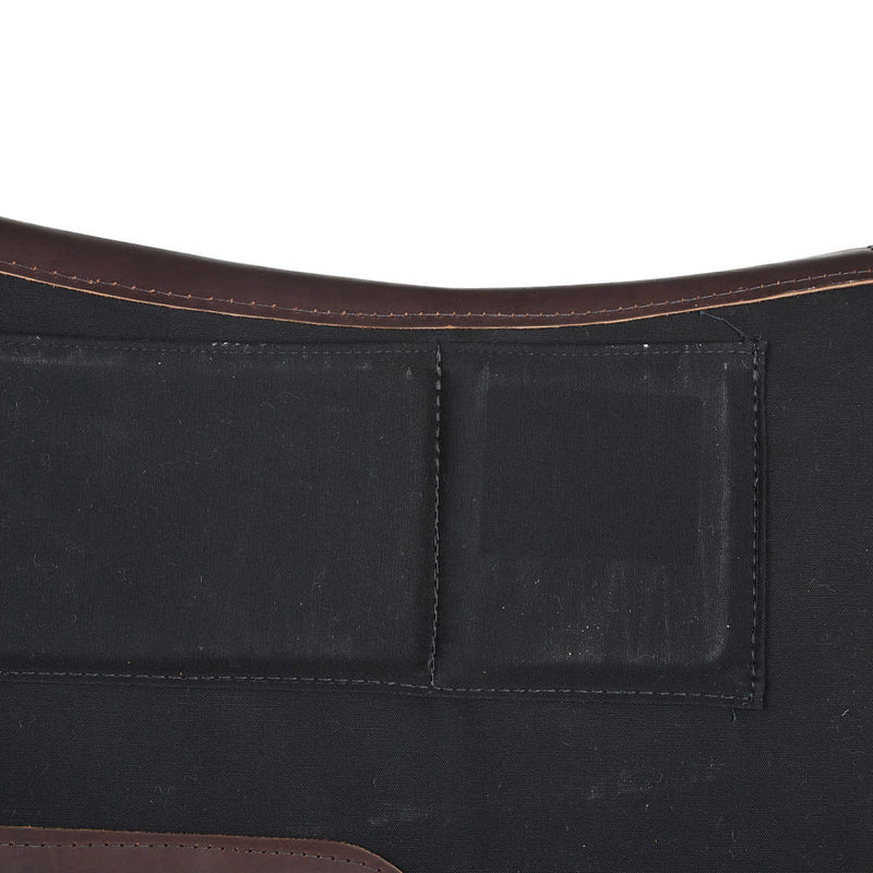 Diamond Wool Pad Company Black square Contoured 1/2in 30x30 Shim Saddle Pad