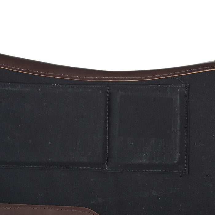 Diamond Wool Pad Company Black square Contoured 1/2in 30x30 Shim Saddle Pad