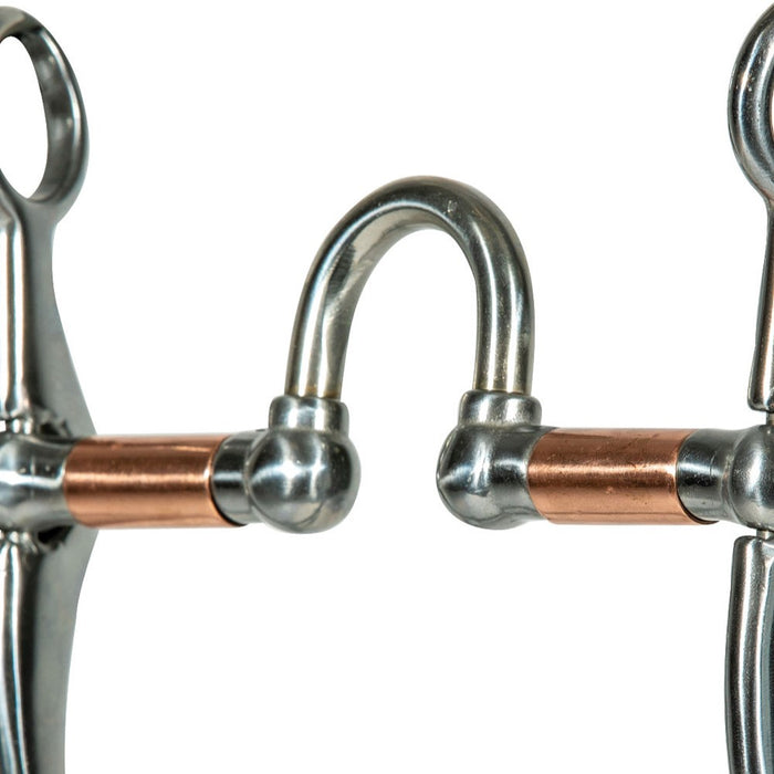Professionals Choice Copper Correctional Port Laramie 6 1/2in Shank Bit