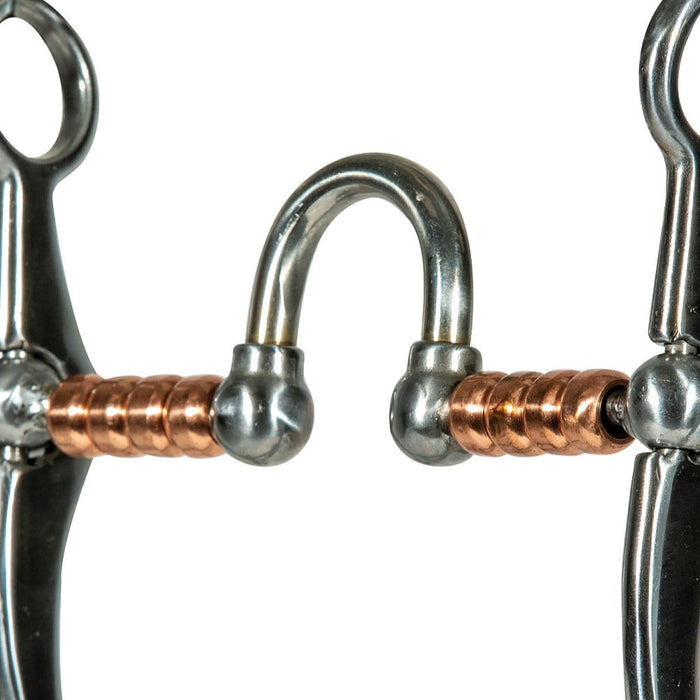 Professionals Choice Copper Roller Port Laramie 6 1/2in Shank Bit
