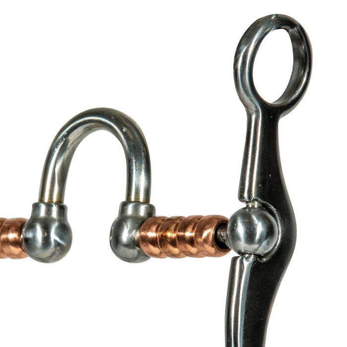 Professionals Choice Copper Roller Port Laramie 6 1/2in Shank Bit
