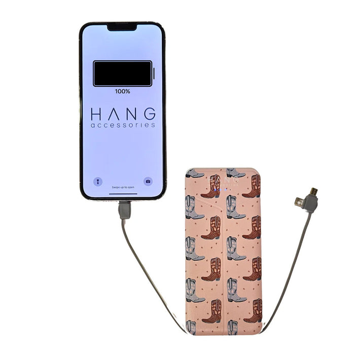 Hang Accessories Boots & Spurs Portable Charging Bank