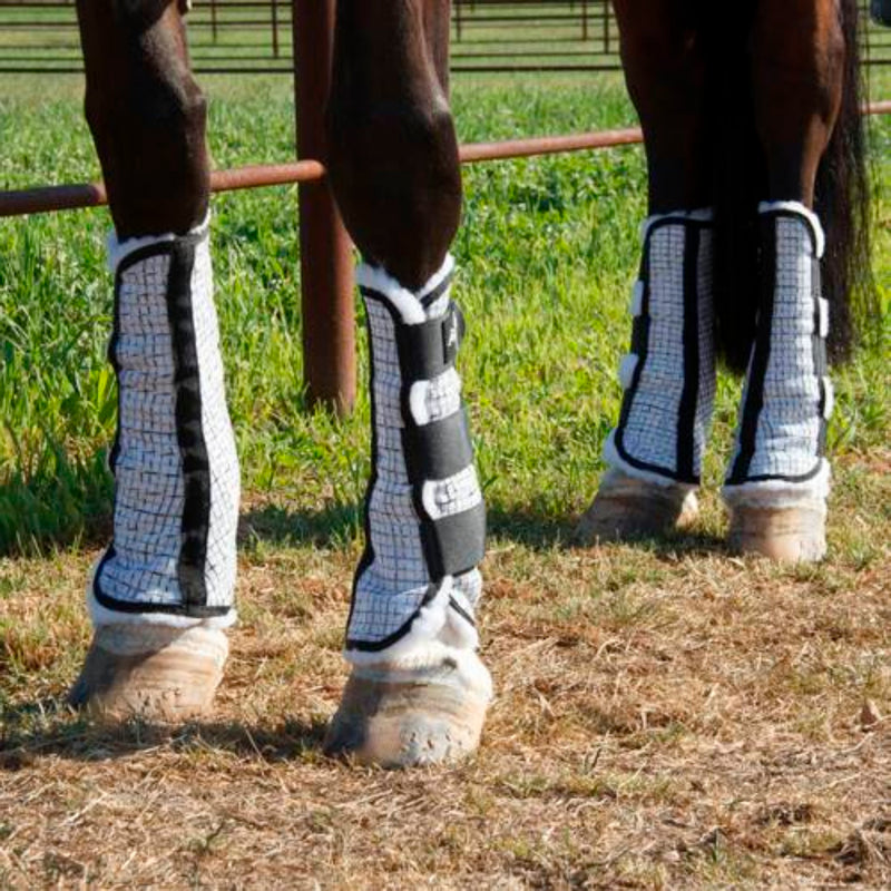 Professionals Choice Fly Boots with Fleece Lining