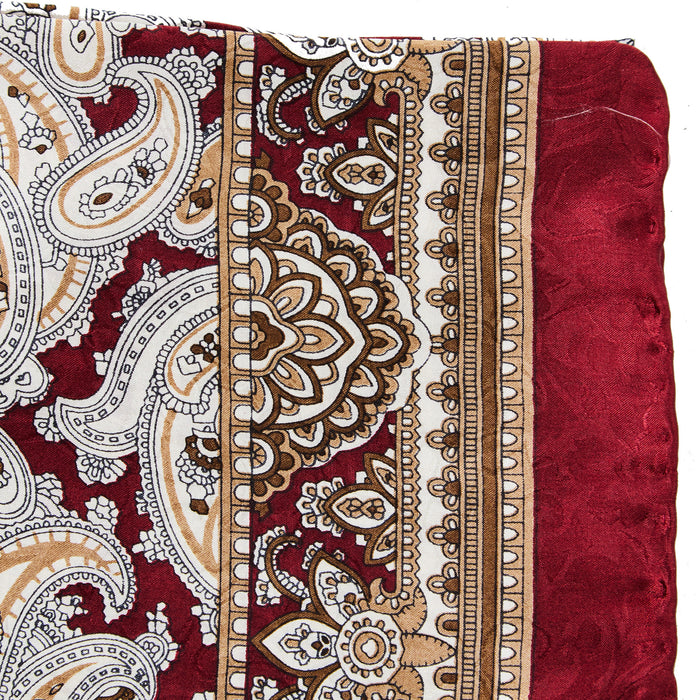 Wyoming Traders Cherry and Honey Paisley Wildrag