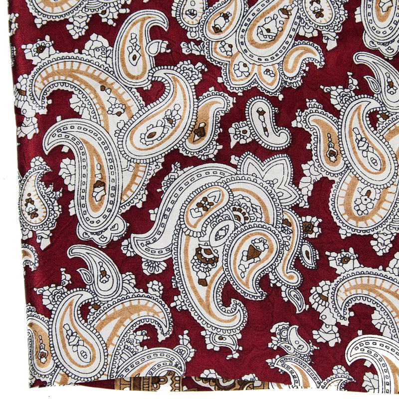 Wyoming Traders Cherry and Honey Paisley Wildrag