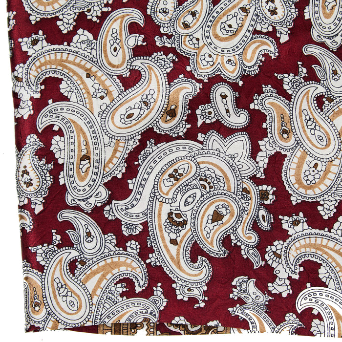 Wyoming Traders Cherry and Honey Paisley Wildrag