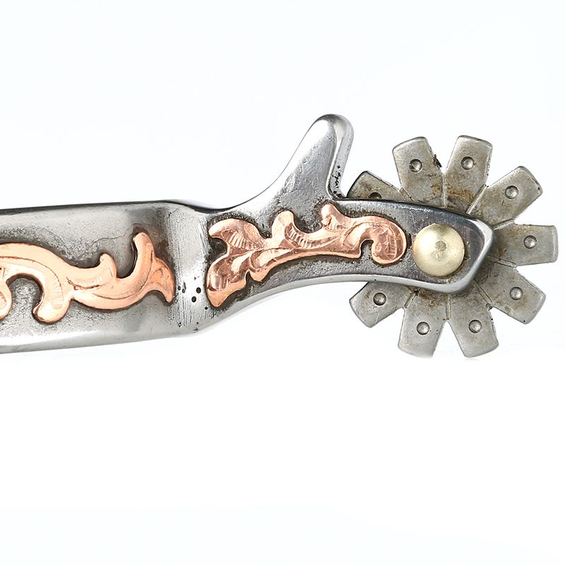 Professionals Choice Roping Spur with Copper Accents