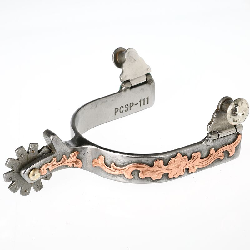 Professionals Choice Roping Spur with Copper Accents