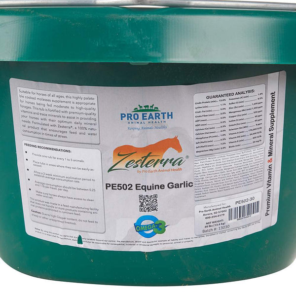 Zesterra Equine Tub w/ Garlic 30lb