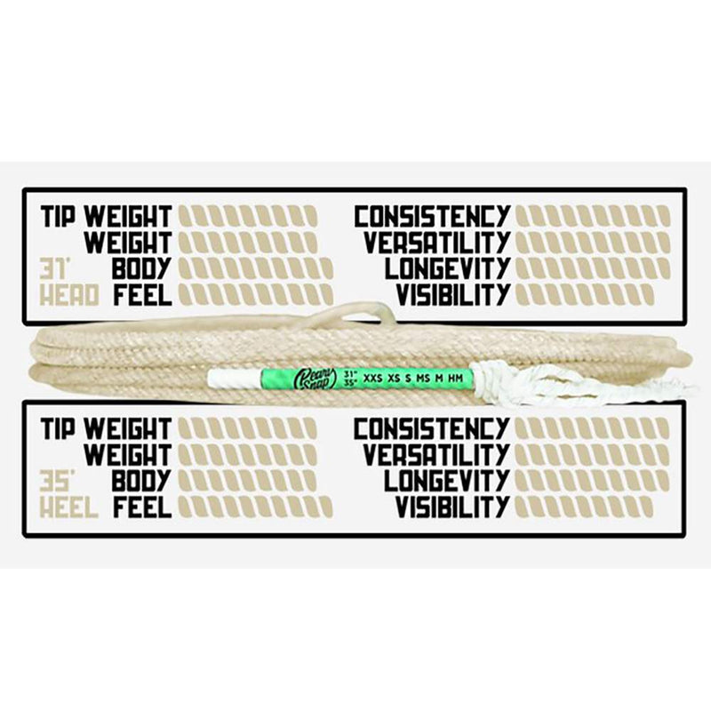 Top Hand Rope Company Pearl Snap 4-Strand Core 31ft Head Rope