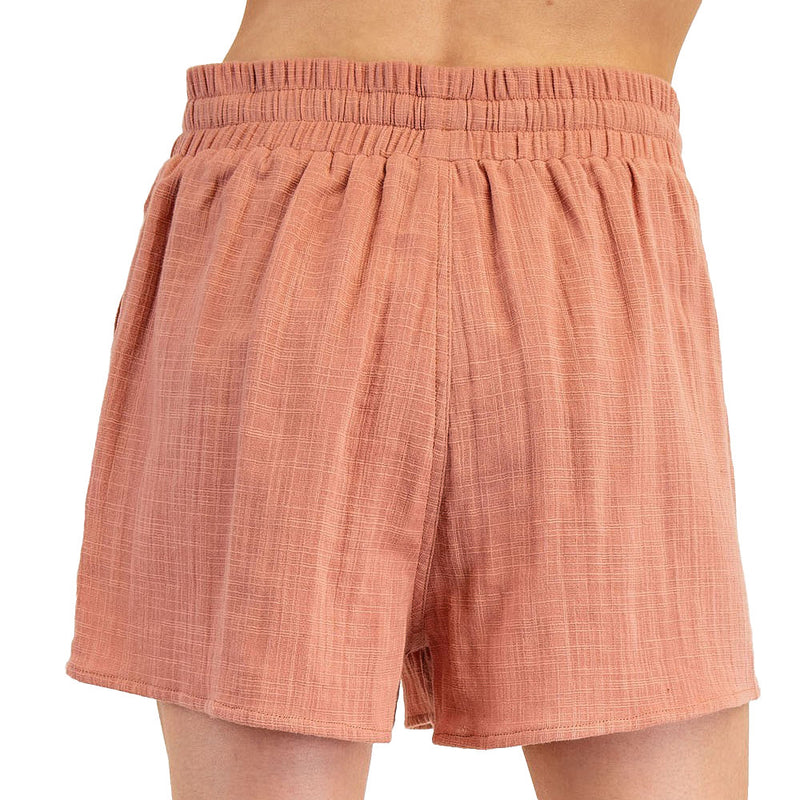 Ee Some Women's Dusty Rose Zig Zag Shorts