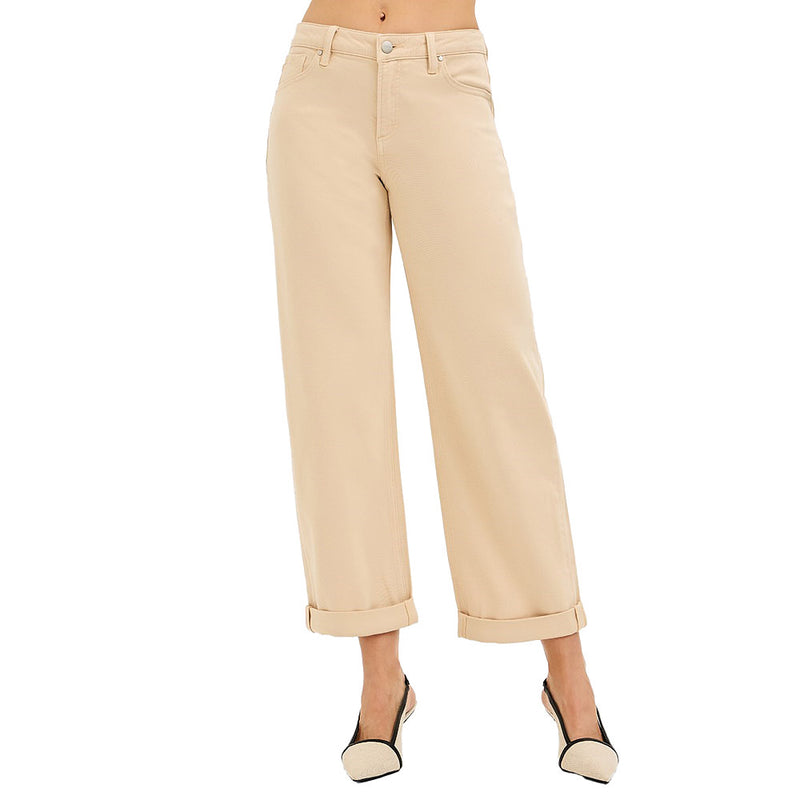 Risen Jeans Women's Buttermilk Tummy Control Pants