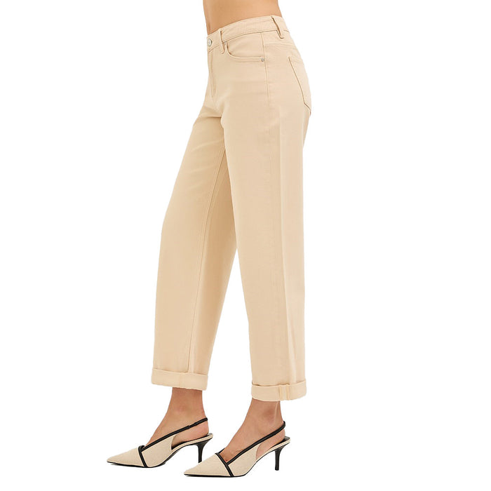 Risen Jeans Women's Buttermilk Tummy Control Pants