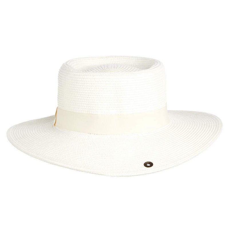 Peter Grimm Ivory Maina Straw Hat