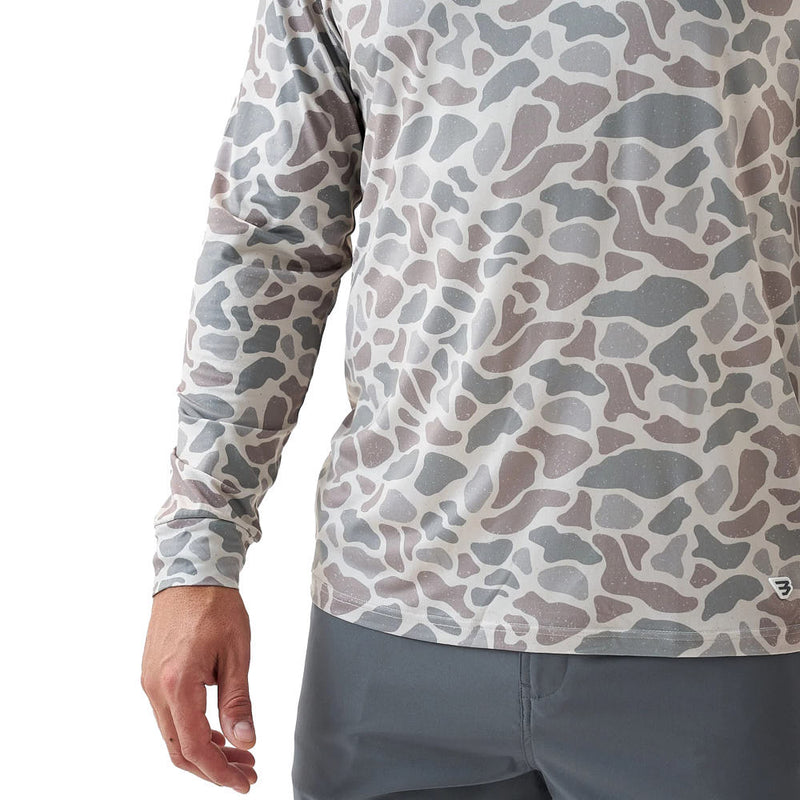 Burlebo Men's Classic Deer Camo Lightweight Performance Hoodie