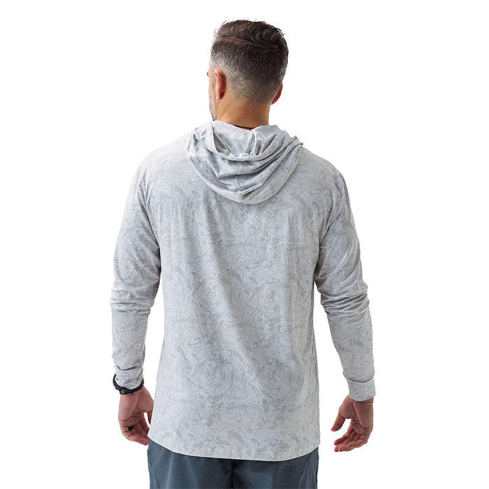 Burlebo Men's Digital Camo Ivory Performance Hoodie