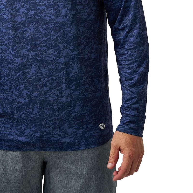 Burlebo Men's Marsh Camo Performance Hoodie