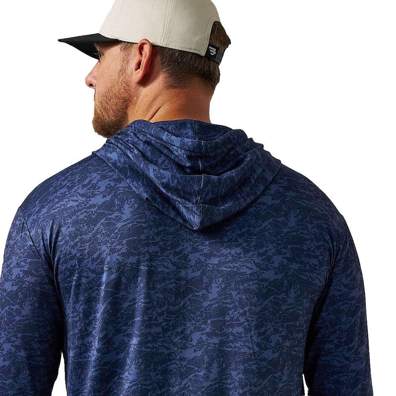 Burlebo Men's Marsh Camo Performance Hoodie