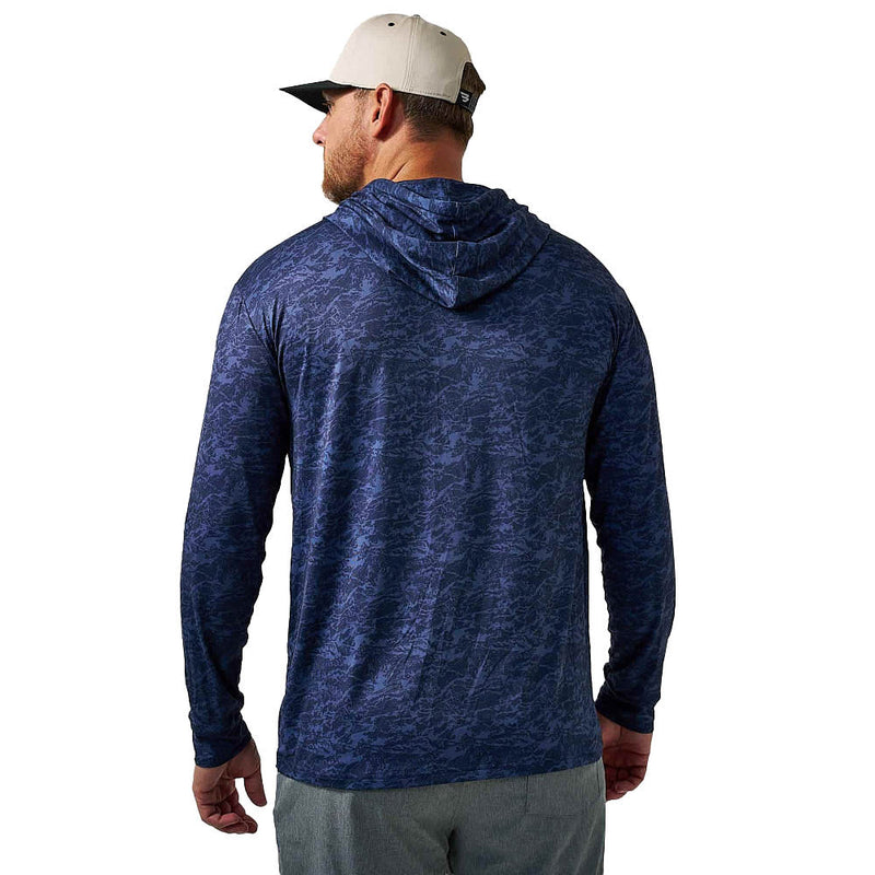 Burlebo Men's Marsh Camo Performance Hoodie