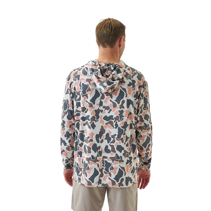 Burlebo Men's Vintage Camo Performance Hoodie