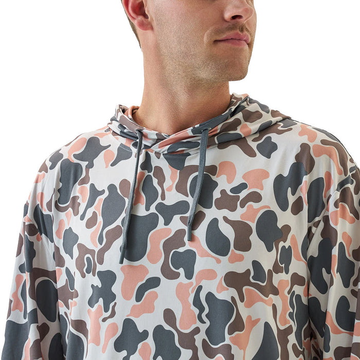 Burlebo Men's Vintage Camo Performance Hoodie