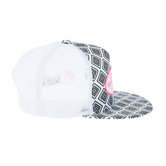 Cactus Alley Hat Co Womens PW Better Lovers Black/White Cap