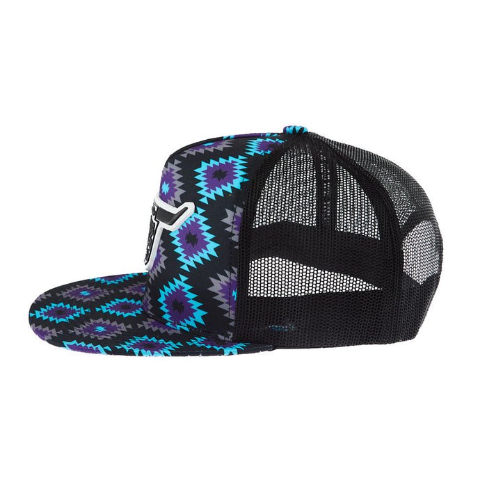 Cactus Alley Hat Co Aztec Skull PVC Patch Cap