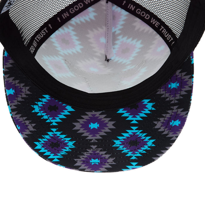Cactus Alley Hat Co Aztec Skull PVC Patch Cap
