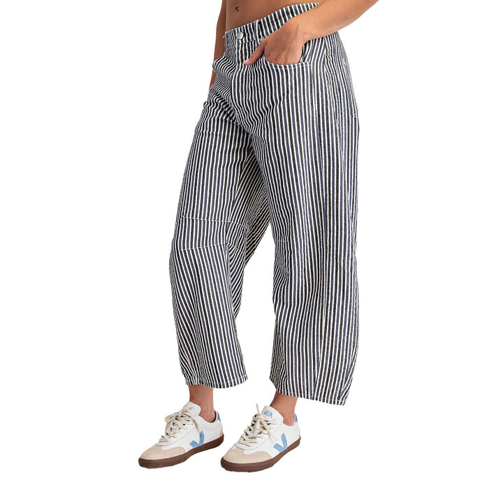 Ee Some Women's Shadow Wave Striped Pants