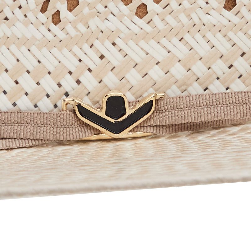 Prohats 37 Two Tone 4 1/4in Brim Open Crown Sand Band Straw