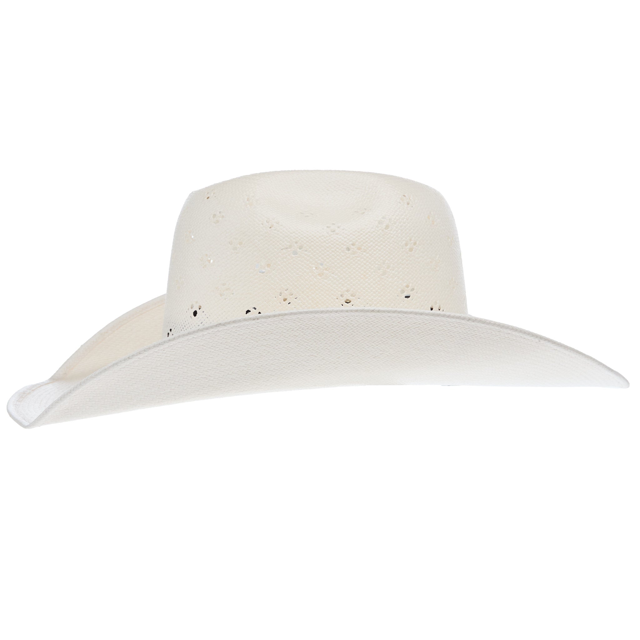 Prohats 58 Ivory 4 1/4in Brim Minnick Cocoa Band Straw