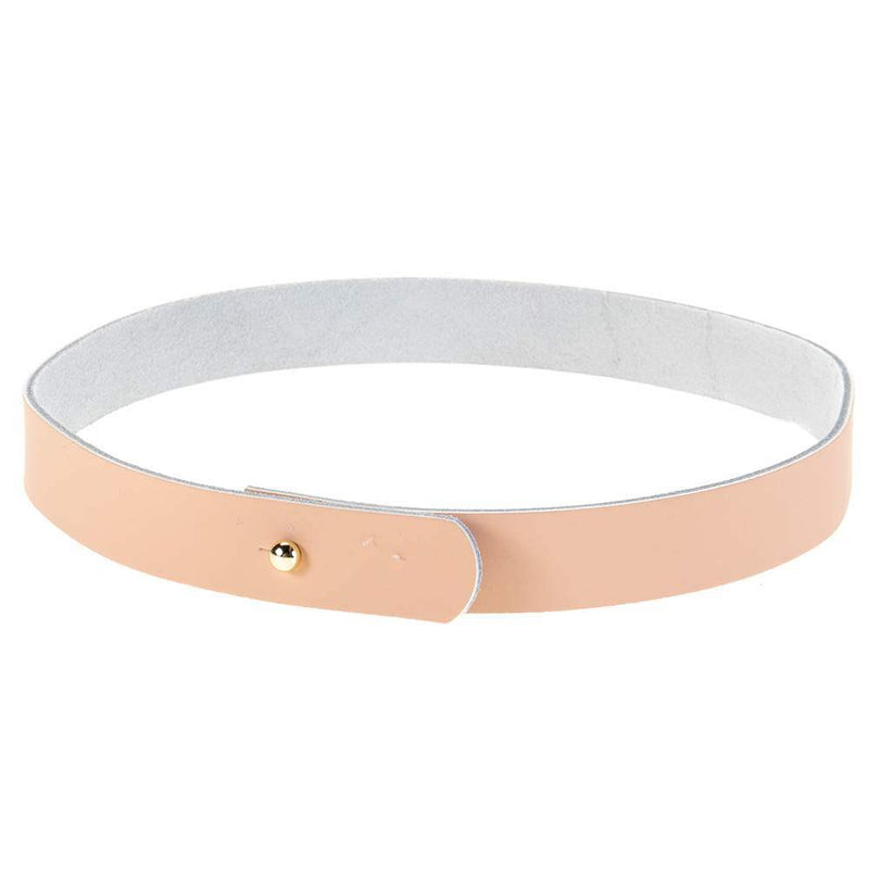 Gigi Pip Adults Removable Nude Leather Hat Band