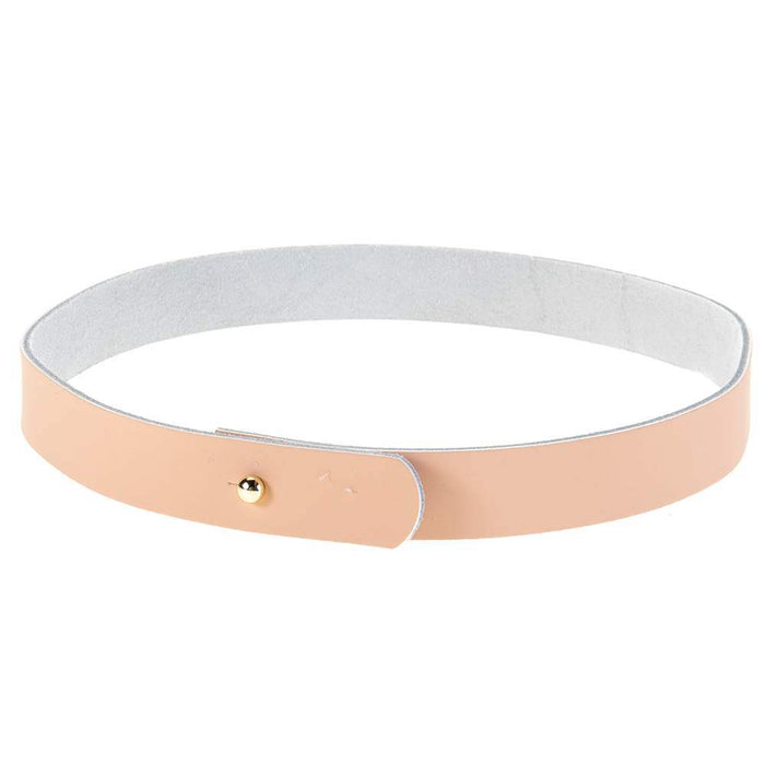 Gigi Pip Adults Removable Nude Leather Hat Band