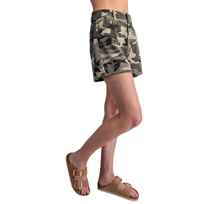 Ee Some Women's Camo Print Shorts