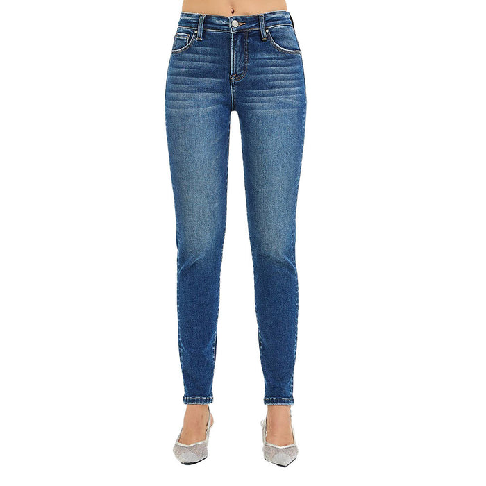 Risen Jeans Women's Tummy Control Ankle Skinny Jeans