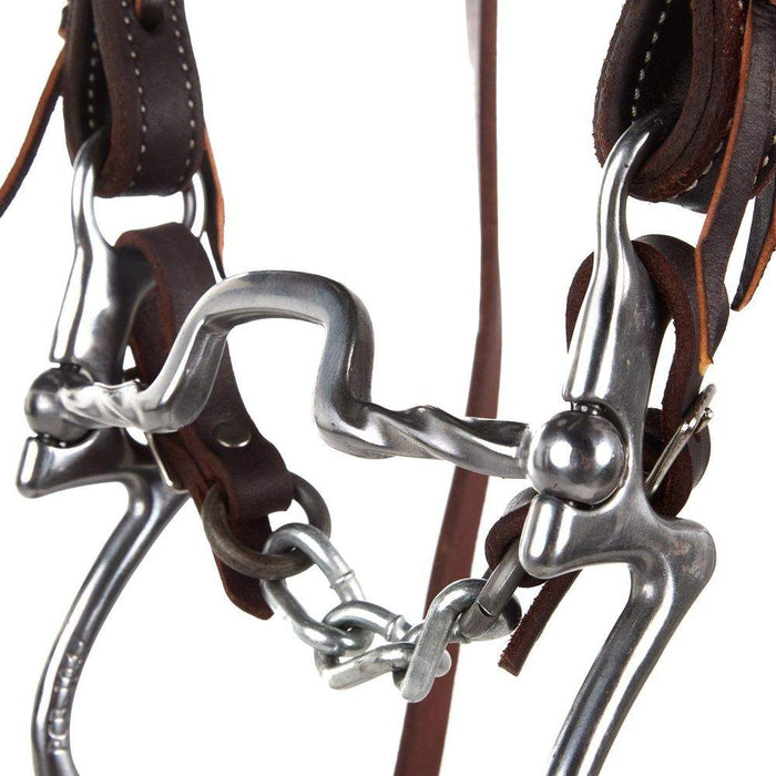 NRS Shank Bridle Slow Twist Square Port
