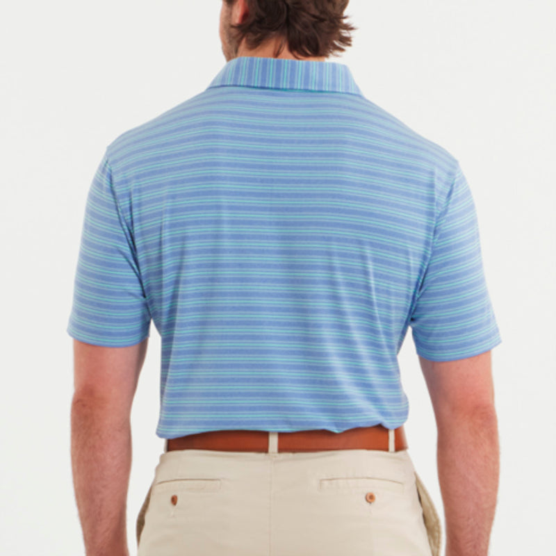 Southern Marsh Men's Lilac & Mint Maybourne Polo