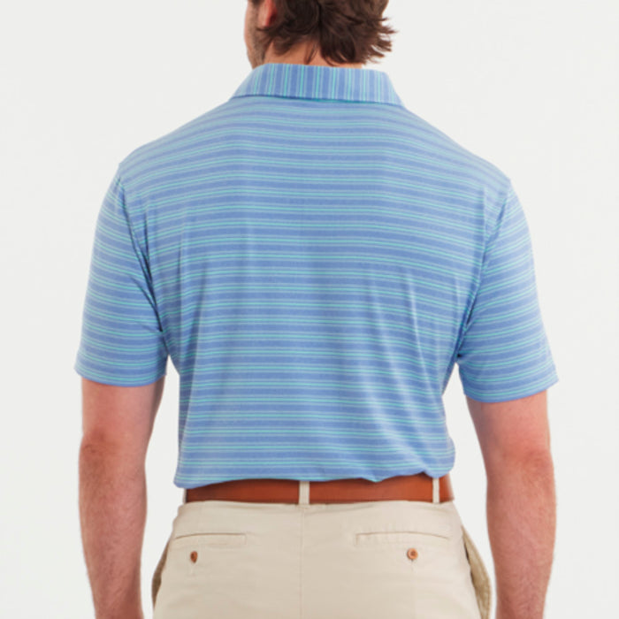 Southern Marsh Men's Lilac & Mint Maybourne Polo