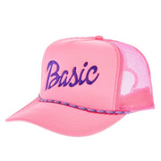 Pierce & Pine Womens Hot Pink Basic Cap